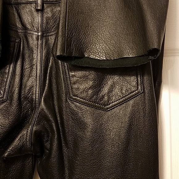 Womens leather jeans - Picture 3 of 8